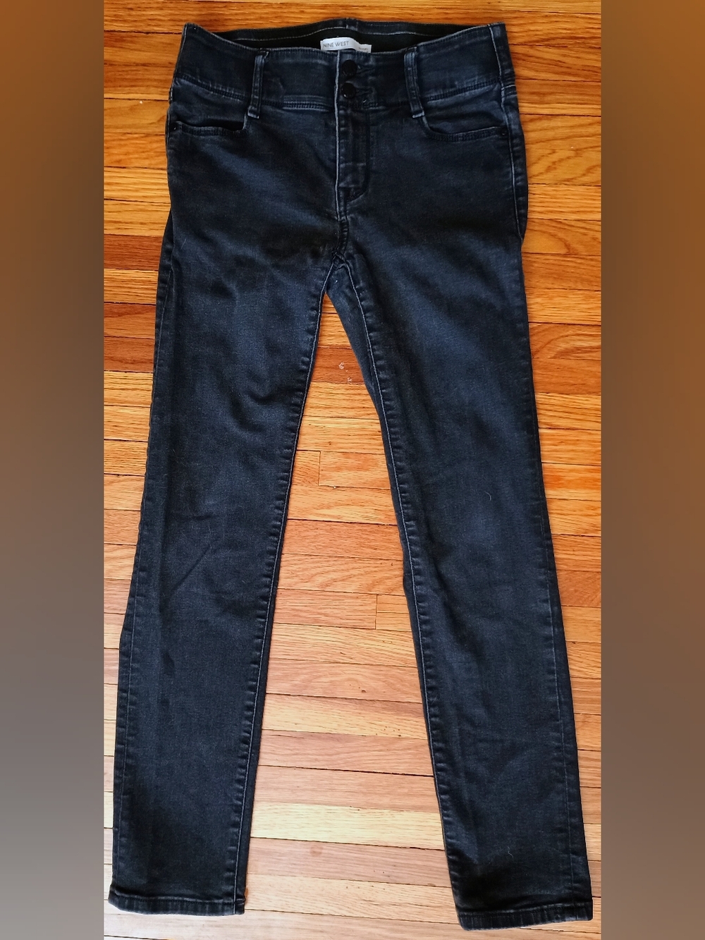 SO Goods For Life Black High Rise Flare Jeans Size 5 / 27W Retro Bell Bottom
